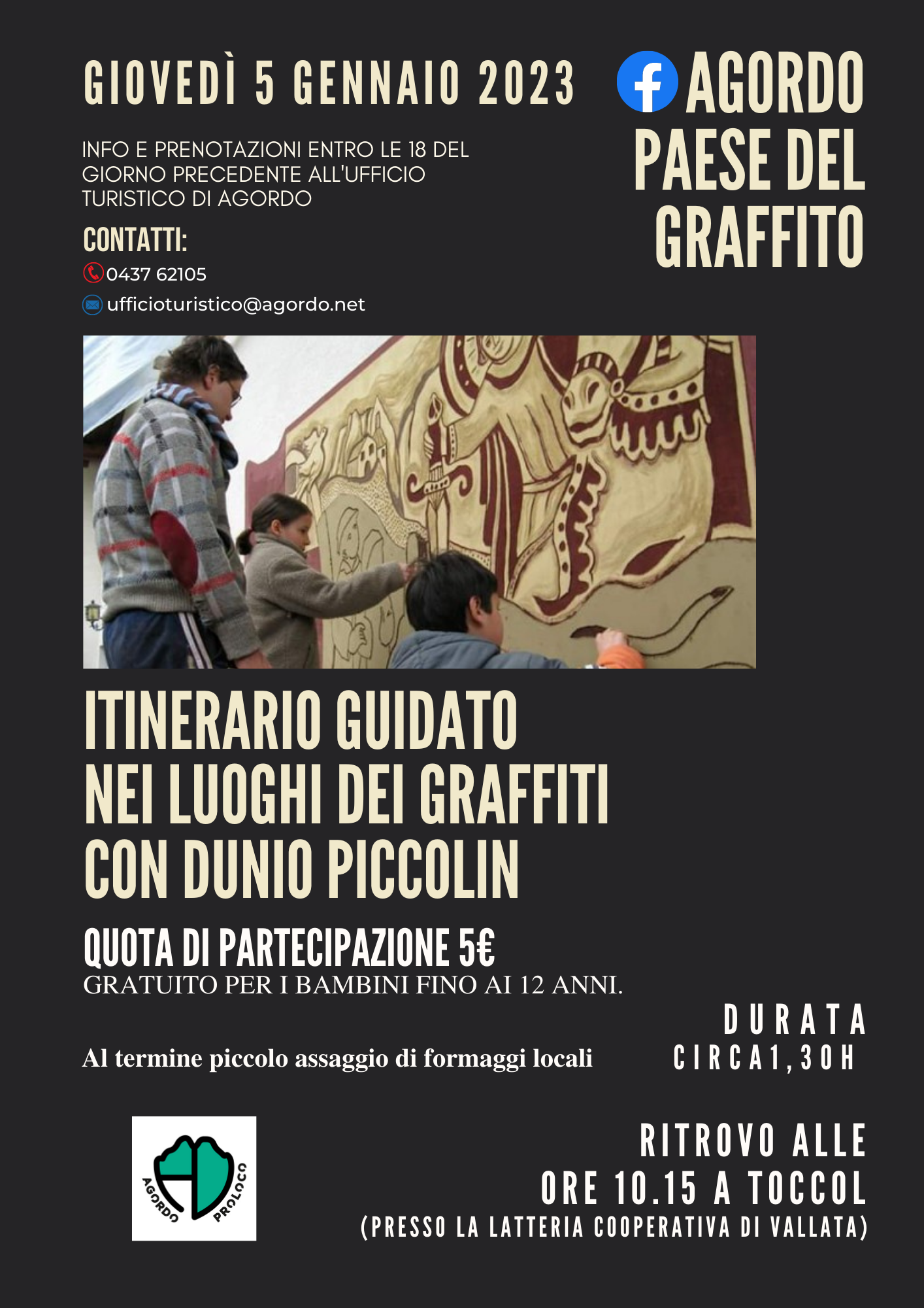 Itinerario guidato nei luoghi dei graffiti